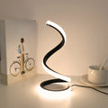 Spiralna lampa biurkowa LED USB z regulacją jasności i 3 barwami światła - SideDesk